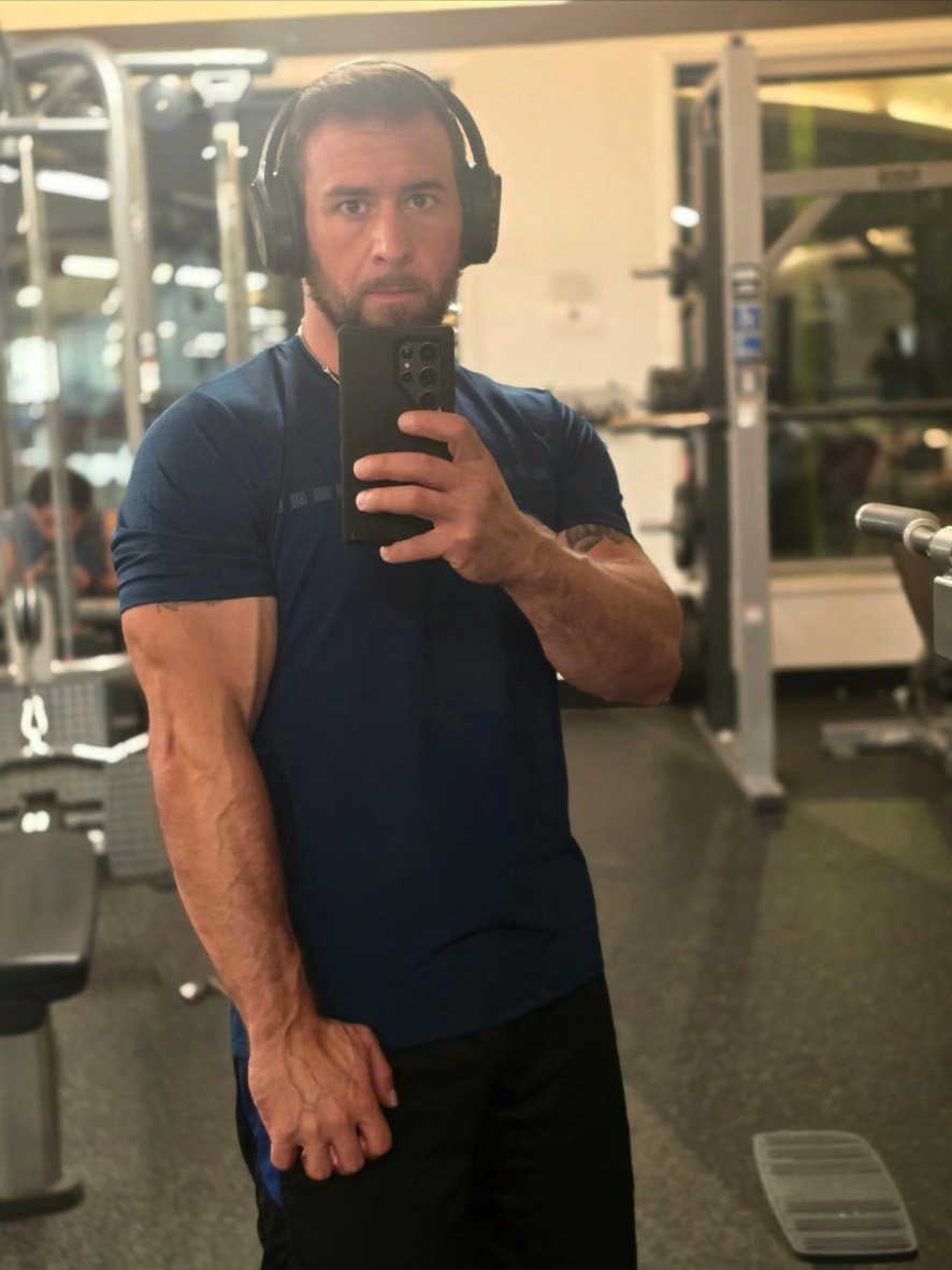 Biosphere team member training in the gym